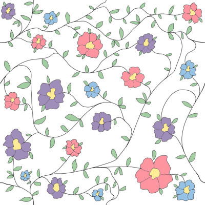 Light Color Floral Pattern