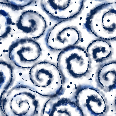 Spiral Shibori