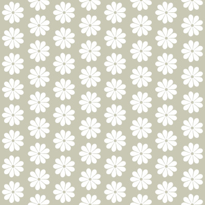 Subtle White Floral on Earthy Background