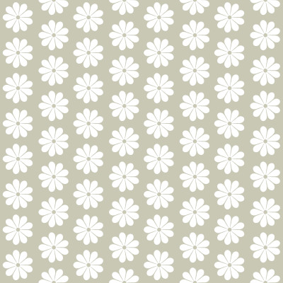 Subtle White Floral on Earthy Background