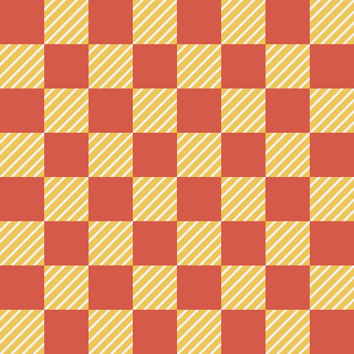 Striped Checks Red