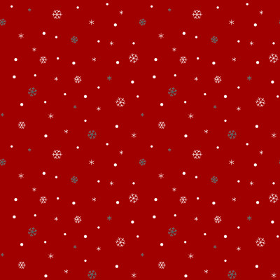 The Red Tinsel of Snow