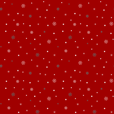 The Red Tinsel of Snow