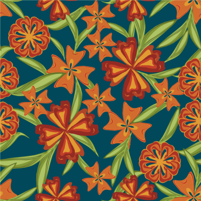 Orange flowers