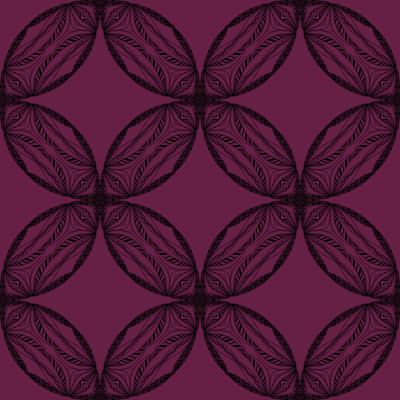 Black leaf geometric