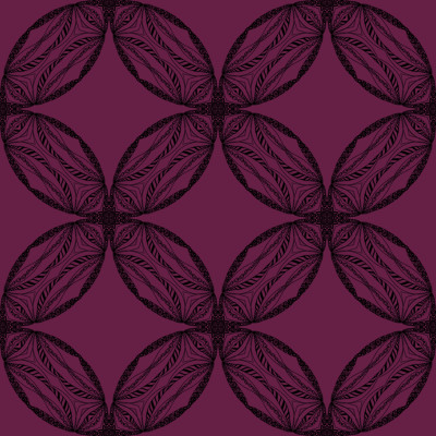 Black leaf geometric