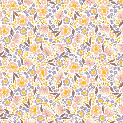 Bohemian Garden Flowers Wild