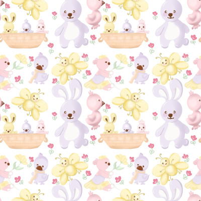 Nursery cute animal print
