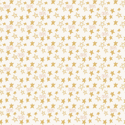 Champagne Flowers Cheers and Stars Gold Wild