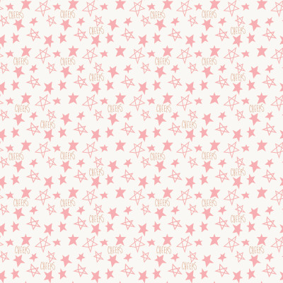 Champagne Flowers Cheers and Stars Pink Wild