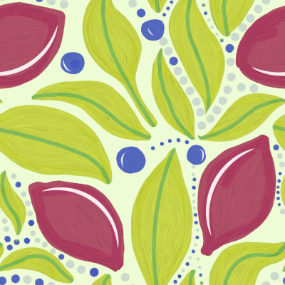 Abstract lemons green