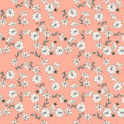 Lovely Days Pattern Blush Wild
