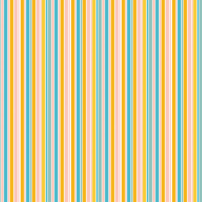 Stripes of Light Pink Blue Green
