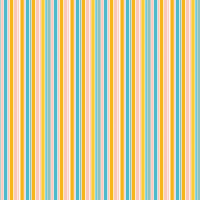 Stripes of Light Pink Blue Green