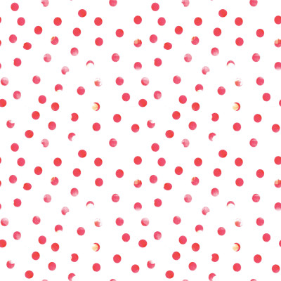 Be Merry Red Dots on White