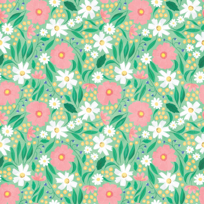 Delightful Bloom Green