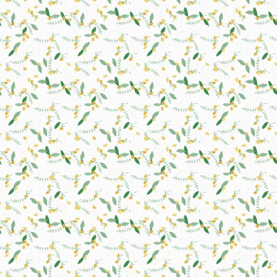 Citrus Blossom Yellow Ditsy