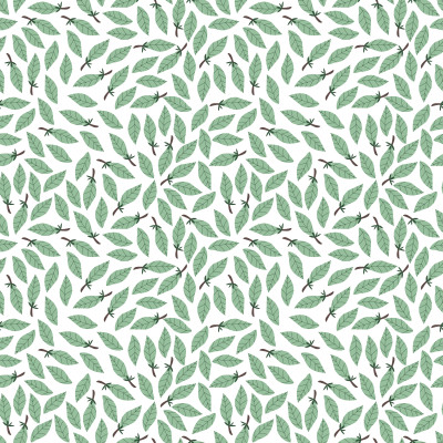 Citrus Summer Leaves Pattern