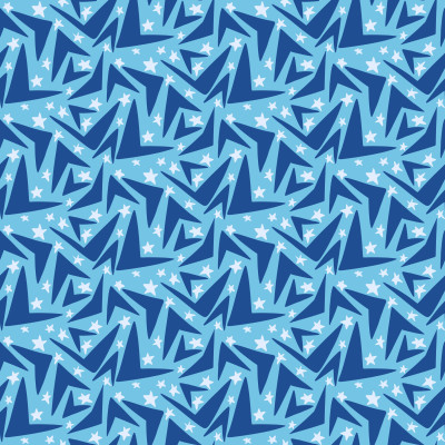 Ice and stars winter abstract