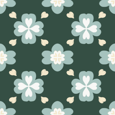Jade spring clover leaves