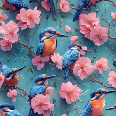 kingfisher hyper realism