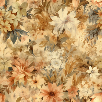 Beige Flowers #4