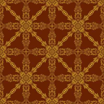 Brown and gold crystals