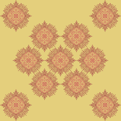 Yellow mandala