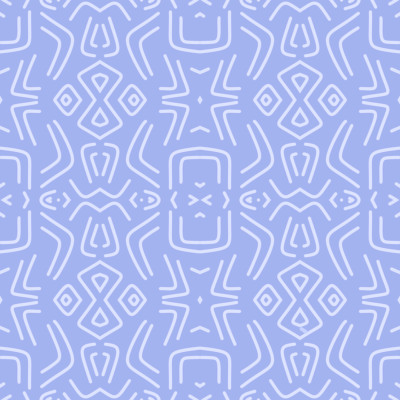Light blue geometric abstract ornamental lines
