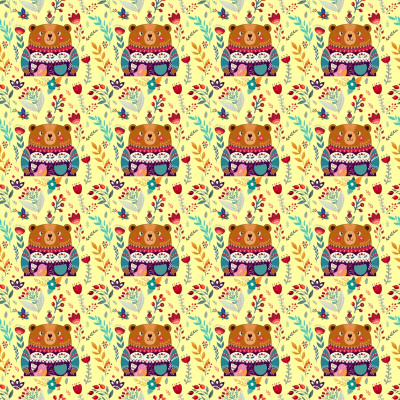 Floral teddy