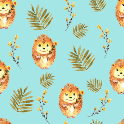 Hedgehog Nibbles Blue