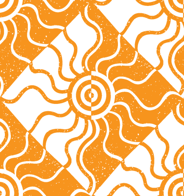 Geometric Sun Pattern