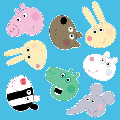 Peppa pig characters