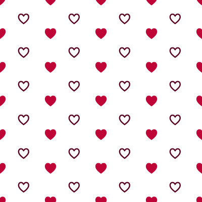 Red & White Hearts of Passion