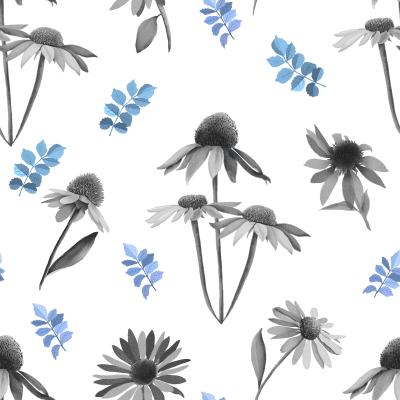 Cone Flower Grey