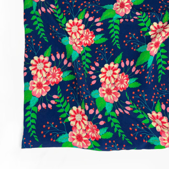 Digital Print Rayon Moss Crepe Fabric